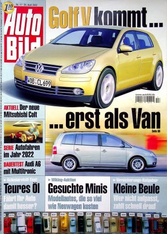 Deckblatt Auto Bild (17/2002)